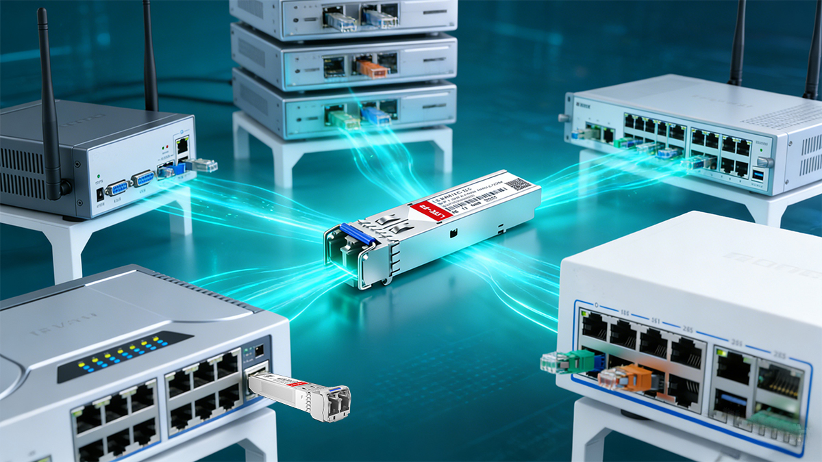 Role of SFP in network infrastructure enabling modular and scalable Ethernet connections