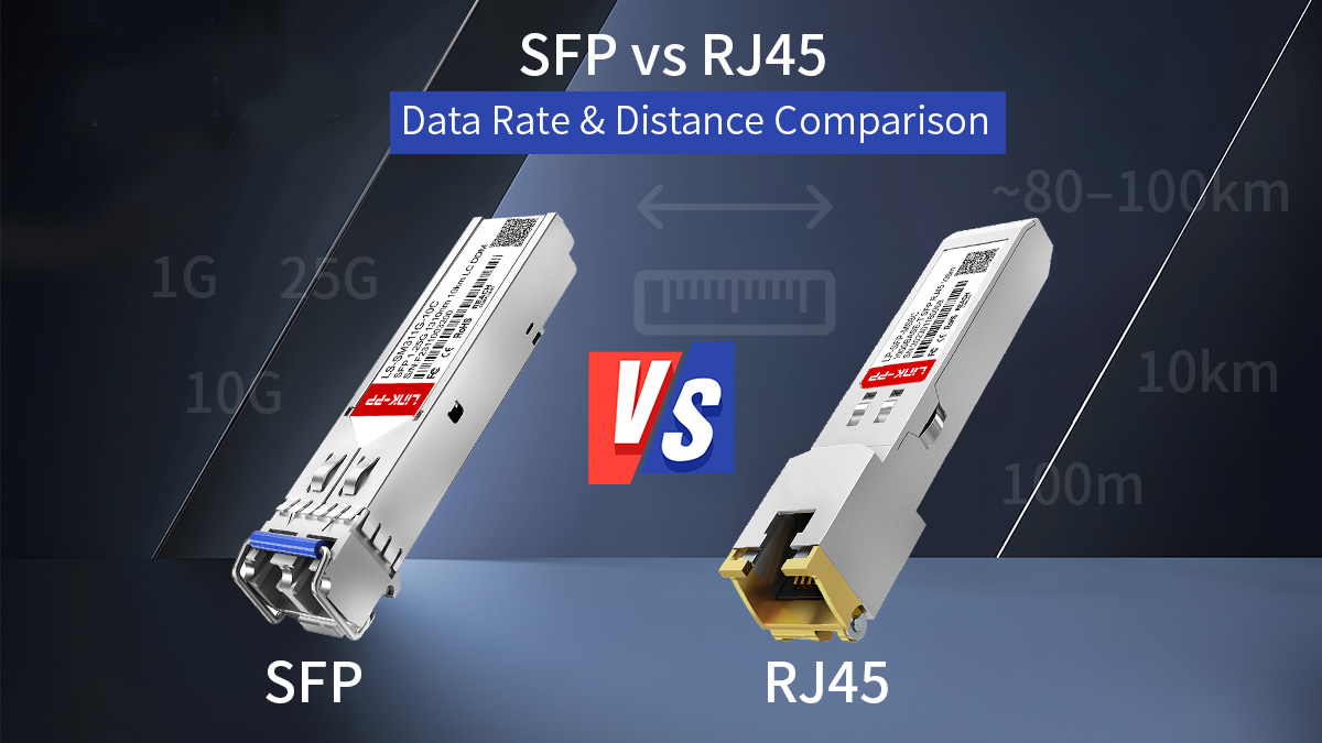 SFP vs RJ45: Data Rate & Distance Comparison