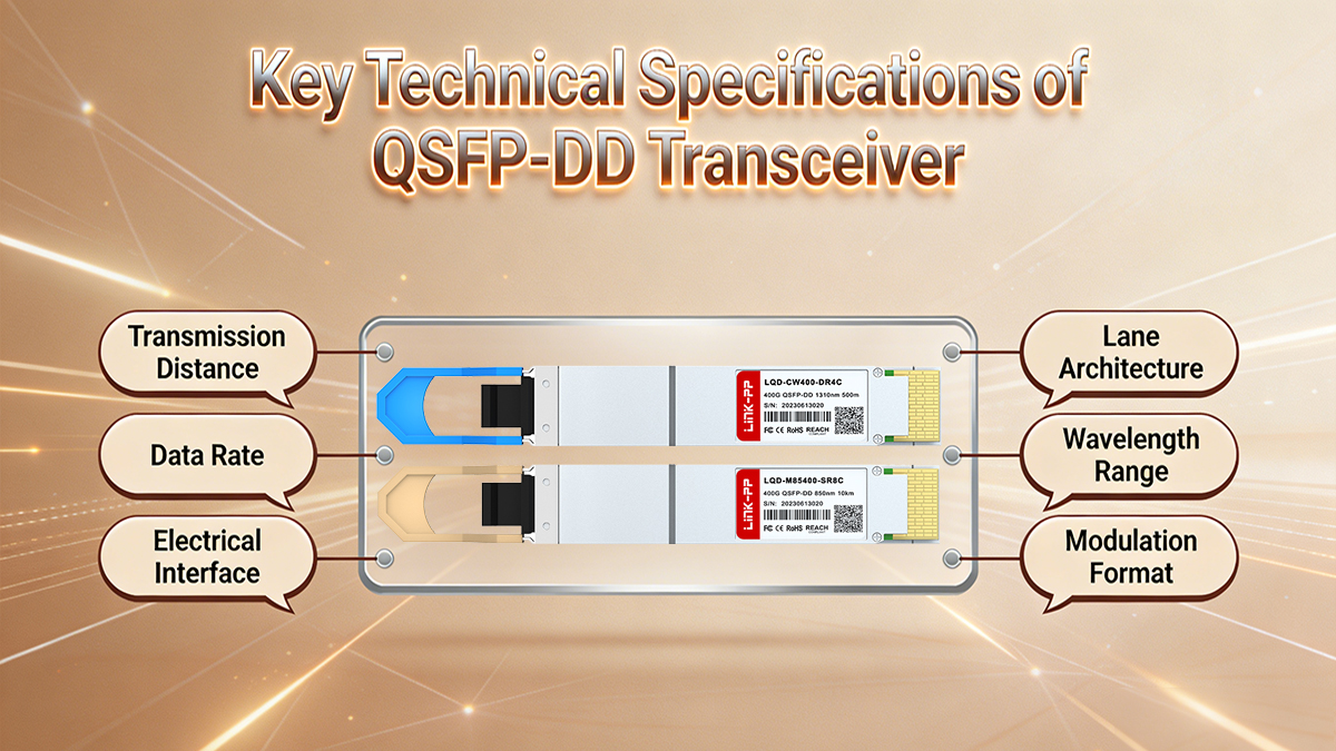 Key Technical Specifications of QSFP-DD Transceiver