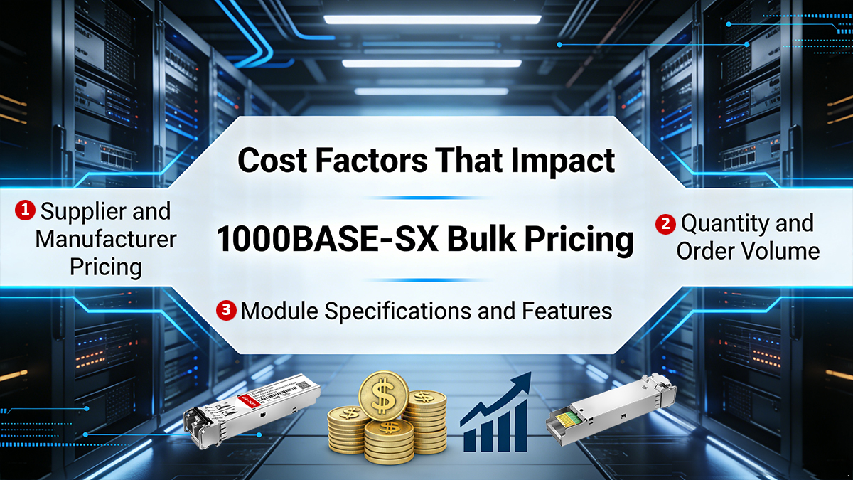 Cost Factors That Impact 1000BASE-SX Bulk Pricing