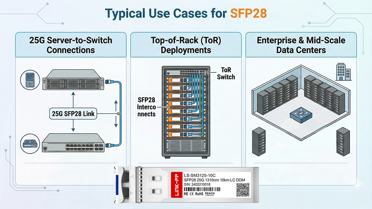 Typical Use Cases for SFP28