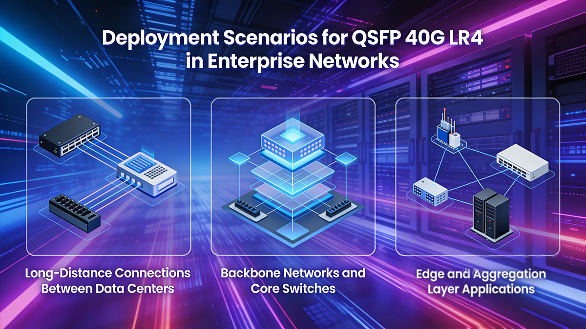 Deployment Scenarios for QSFP 40G LR4 in Enterprise Networks