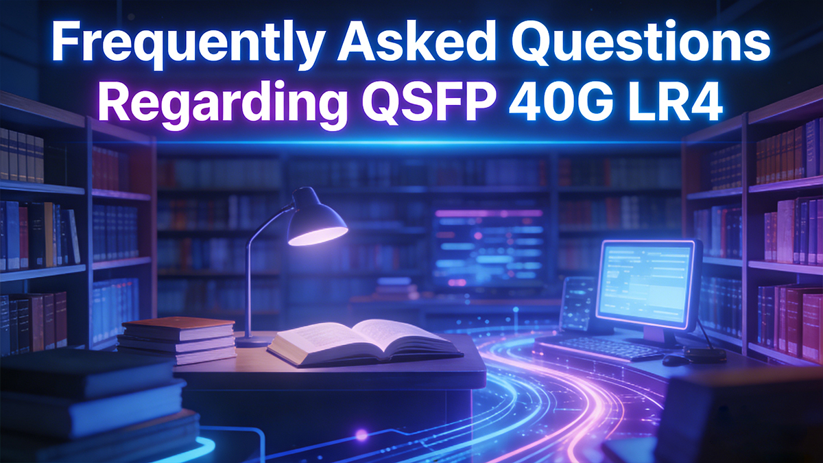 Frequently Asked Questions Regarding QSFP 40G LR4