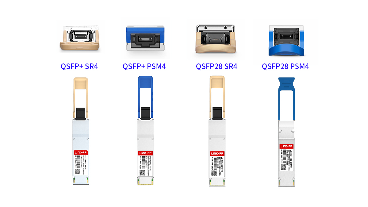 Common Types of MPO QSFP Transceivers
