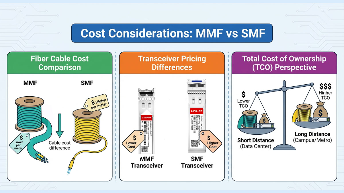 Cost Considerations: MMF vs SMF