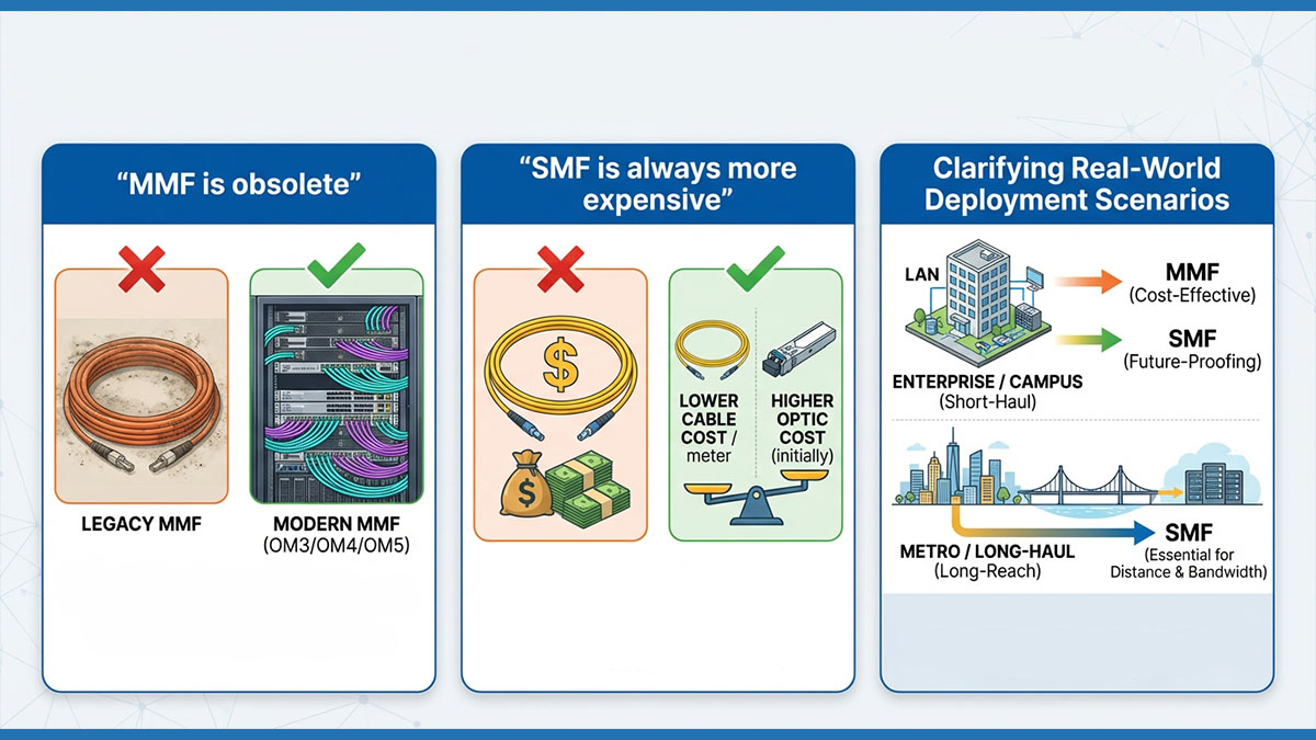 Common Misconceptions About MMF and SMF
