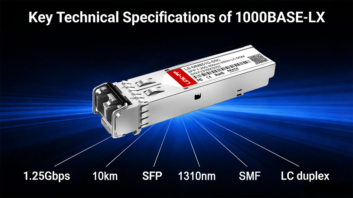 Key Technical Specifications of 1000BASE-LX