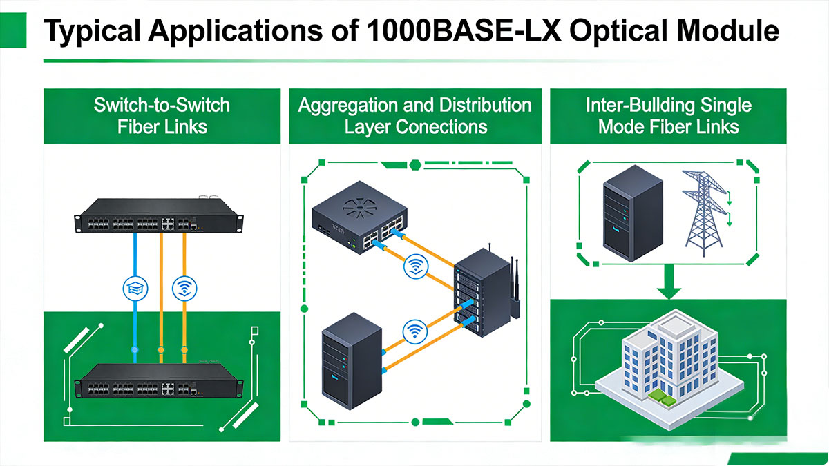 Typical Applications of 1000BASE-LX Optical Module