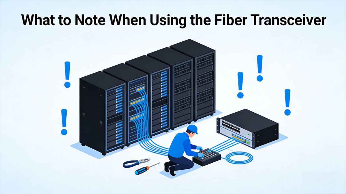 What to Note When Using the Fiber Transceiver
