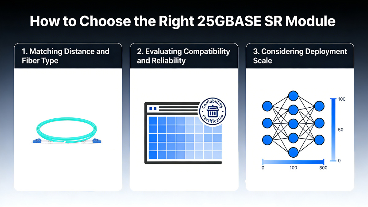 How to Choose the Right 25GBASE SR Module