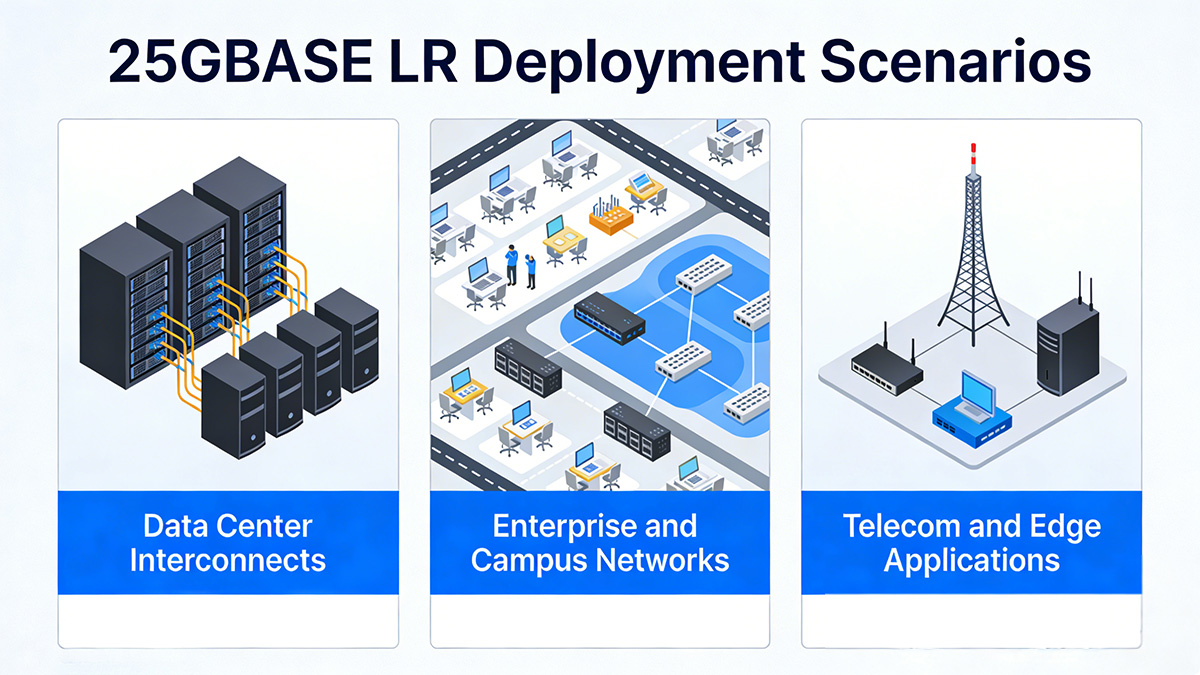 Deployment Scenarios for 25GBASE LR