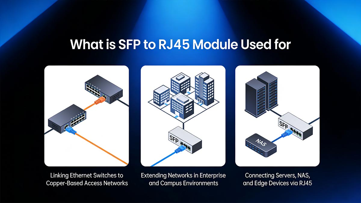 What is SFP to RJ45 Module Used for