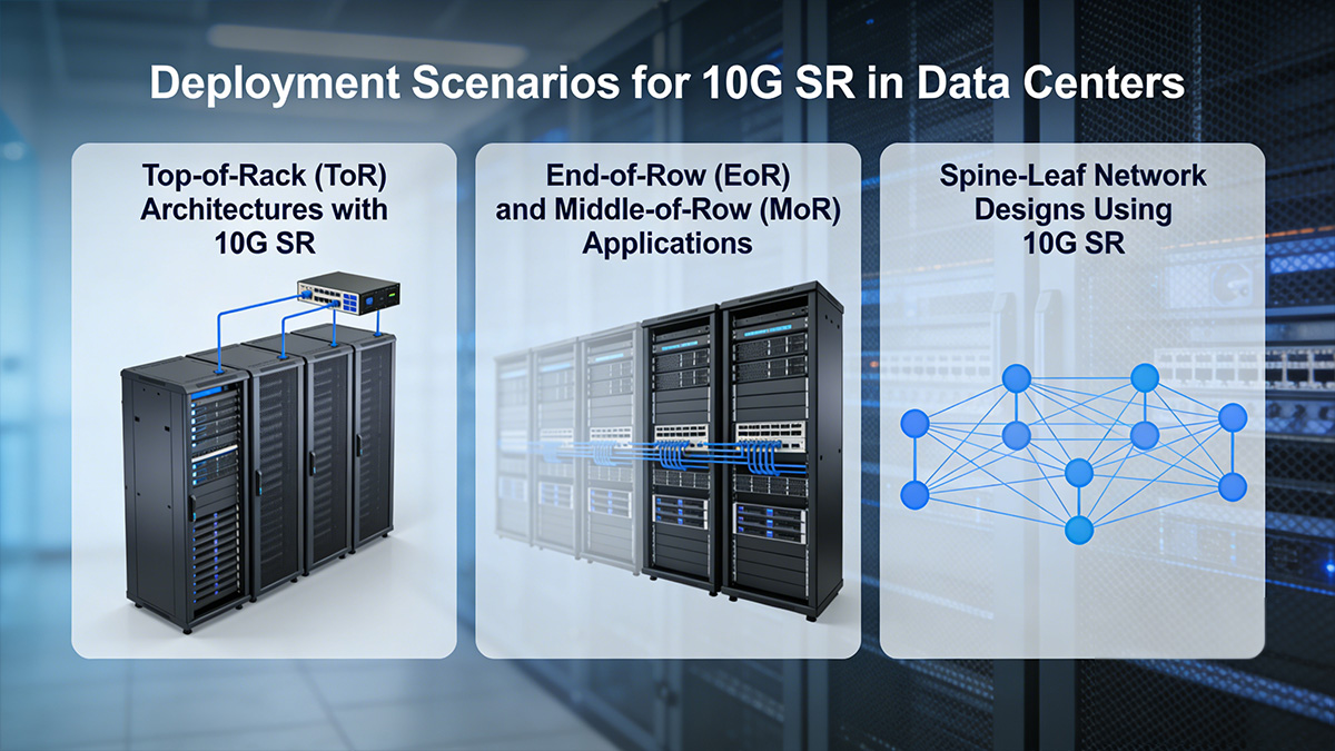 Deployment Scenarios for 10G SR in Data Centers