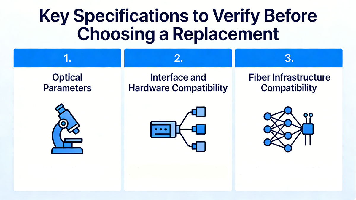 Key Specifications to Verify Before Choosing a Replacement