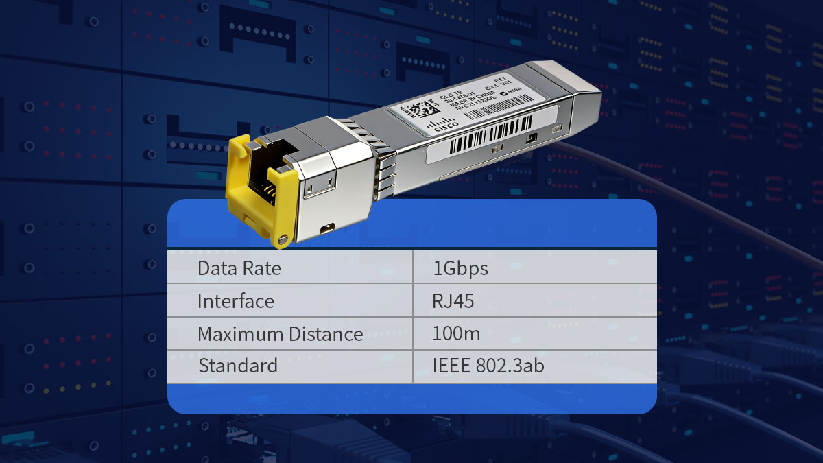 Cisco GLC-TE Specifications and Technical Details