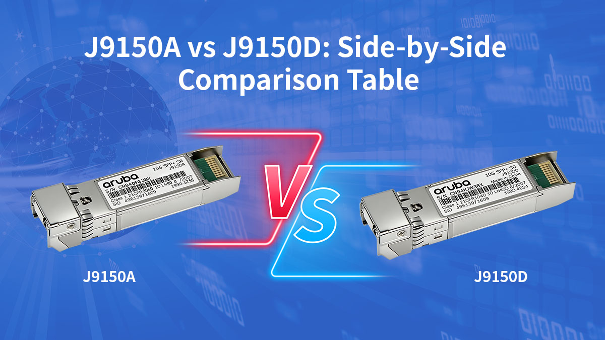 J9150A vs J9150D: Tabela de Comparação Lado a Lado