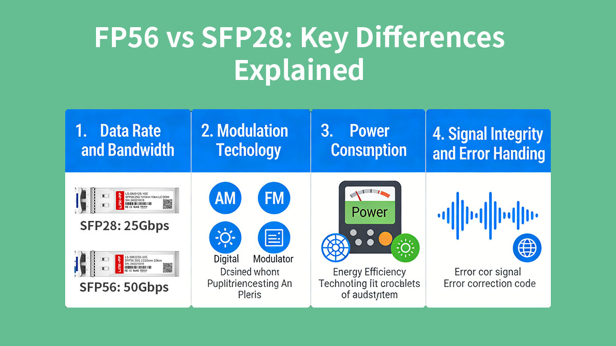 SFP56 vs SFP28: Key Differences Explained