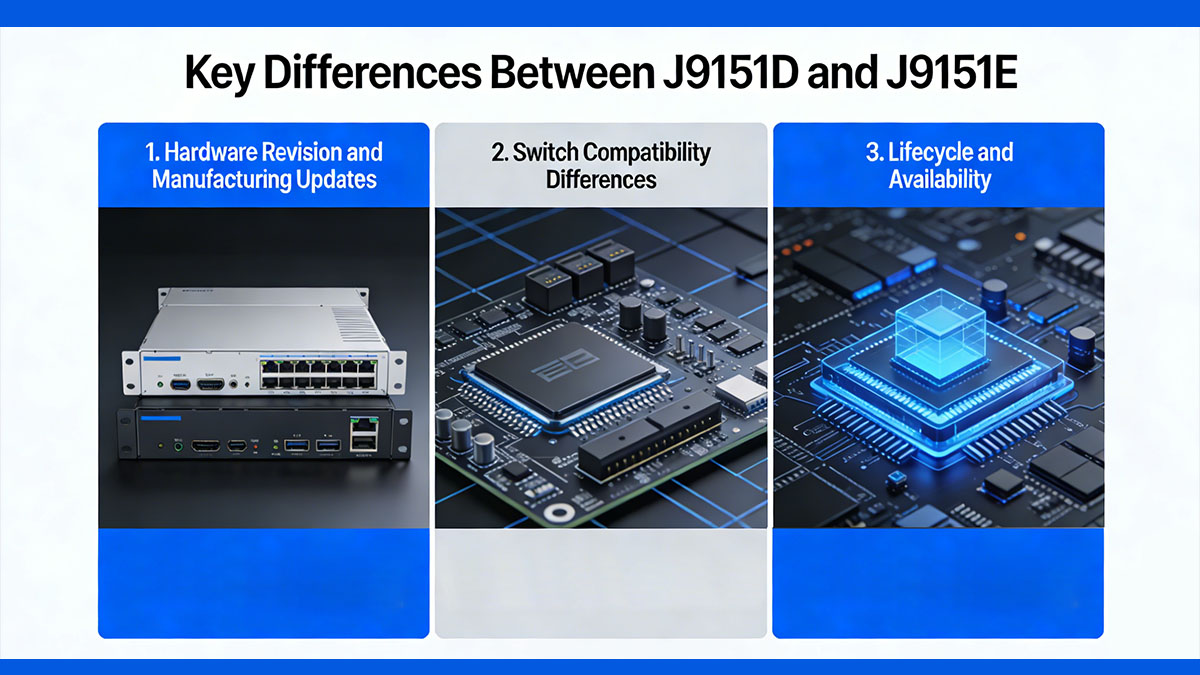 Key Differences Between J9151D and J9151E