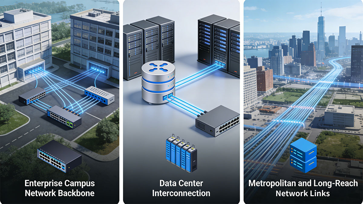 GLC-LH-SMD Deployment Scenarios in Real-World Networks