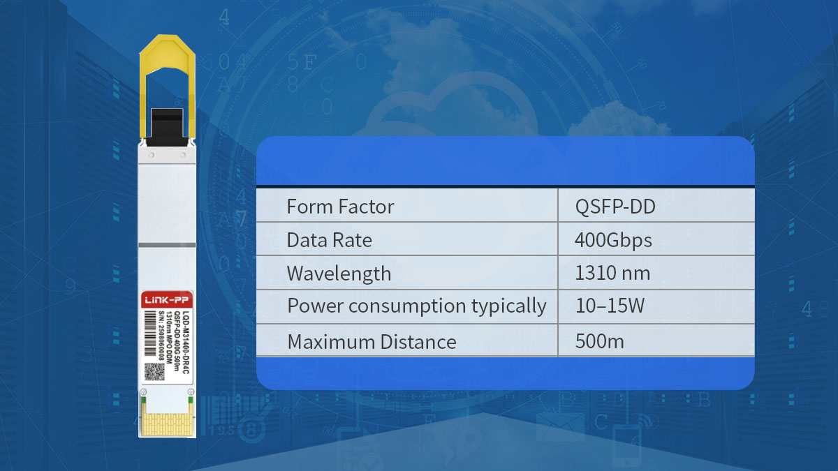 Key Specifications of a 400G DR4 Transceiver