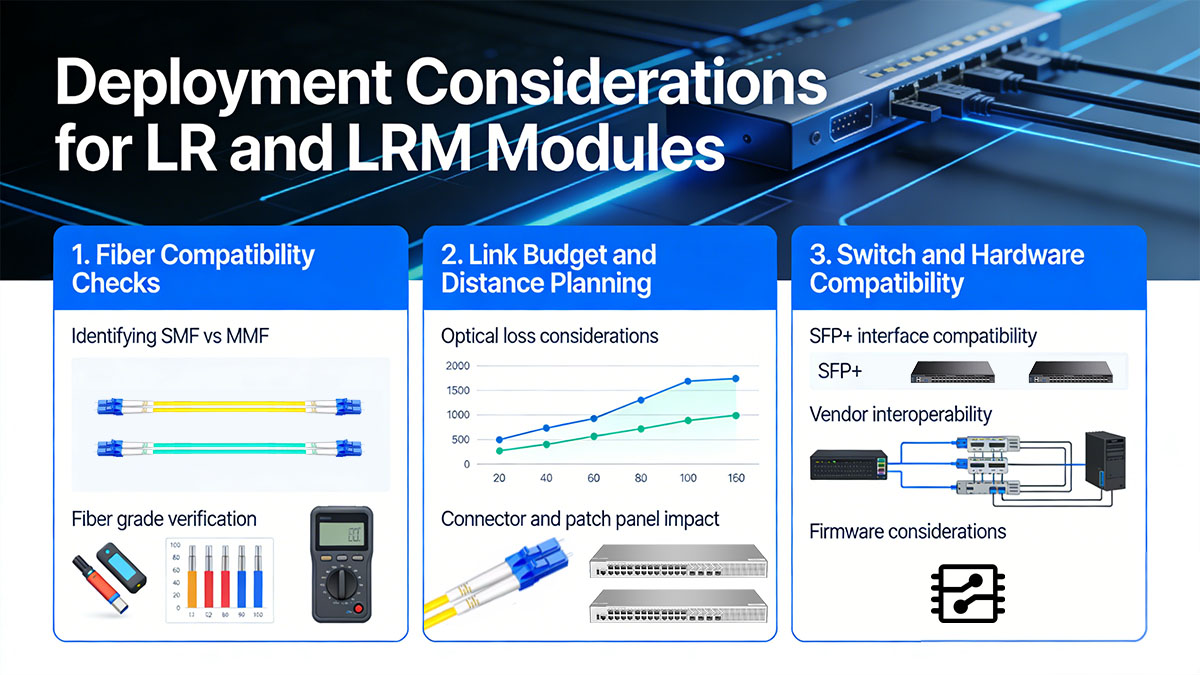 Deployment Considerations for LR and LRM Modules