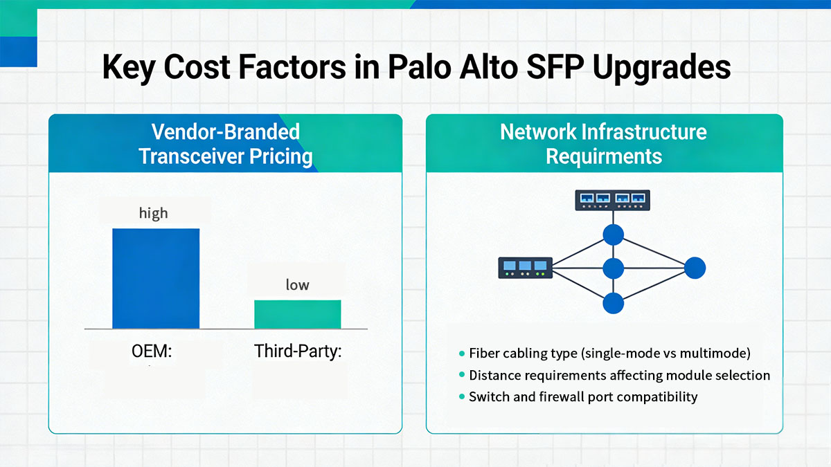 Key Cost Factors in Palo Alto SFP Upgrades