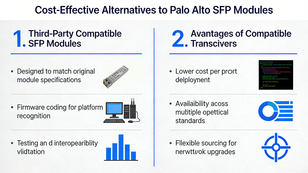 Cost-Effective Alternatives to Palo Alto SFP Modules