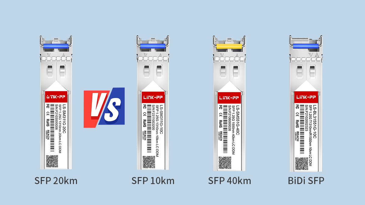 Comparing SFP 20km with Other 1G Optical Transceivers