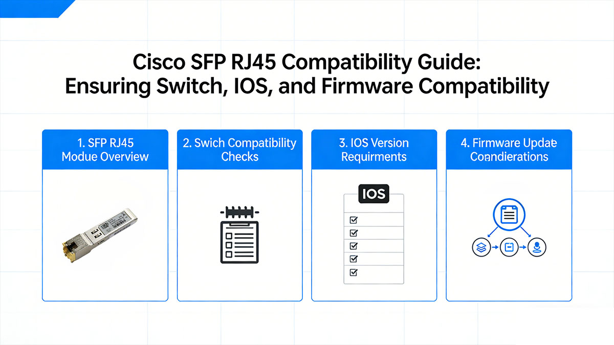 Cisco SFP RJ45 Compatibility How to Ensure It Works with Your Switch