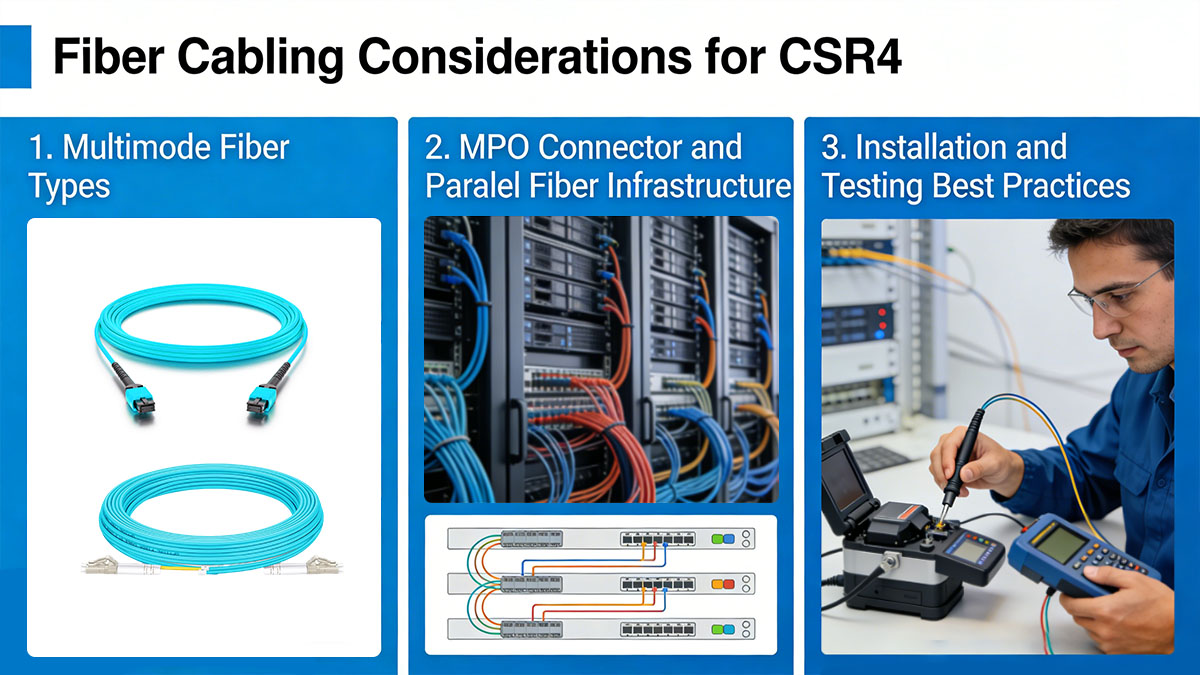 Fiber Cabling Considerations for CSR4