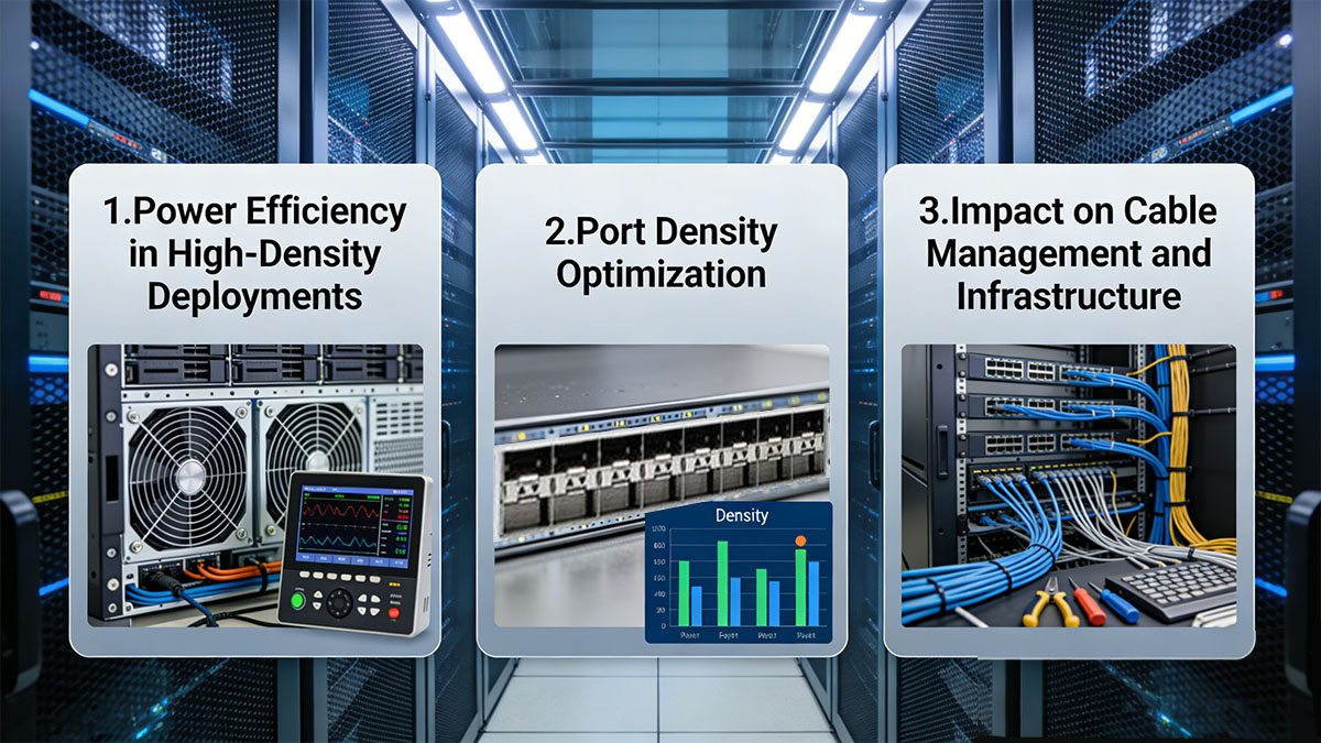 Power Consumption and Port Density Considerations