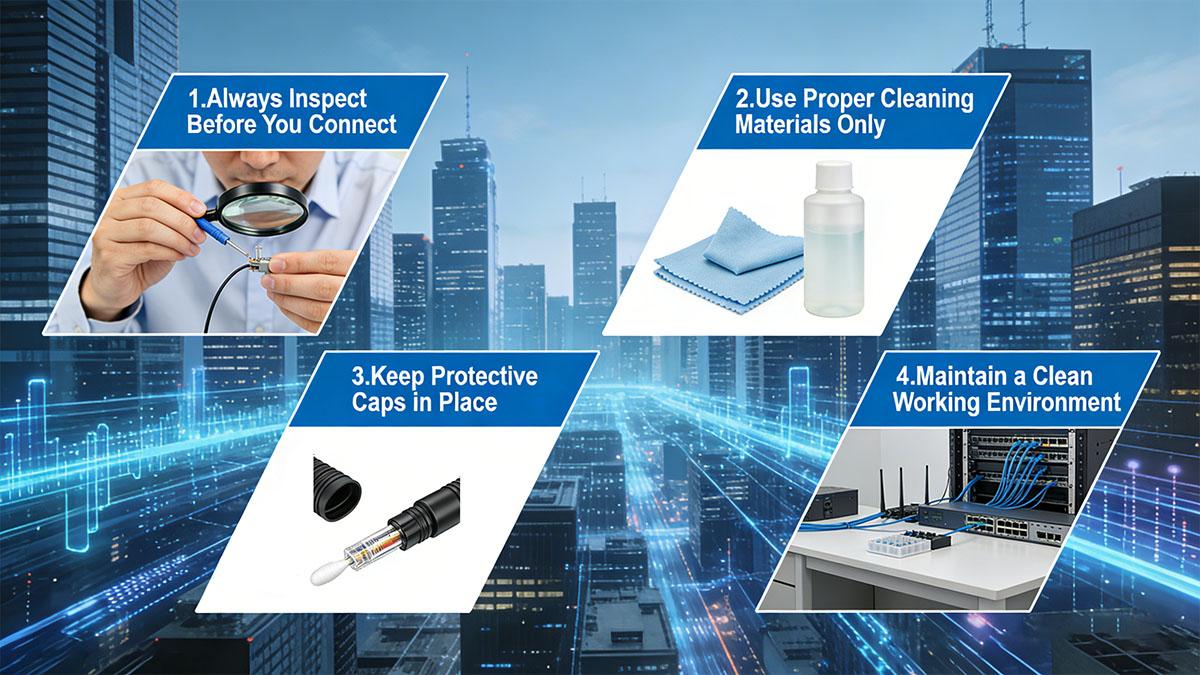 Best Practices for Cleaning Fiber Optic Connectors