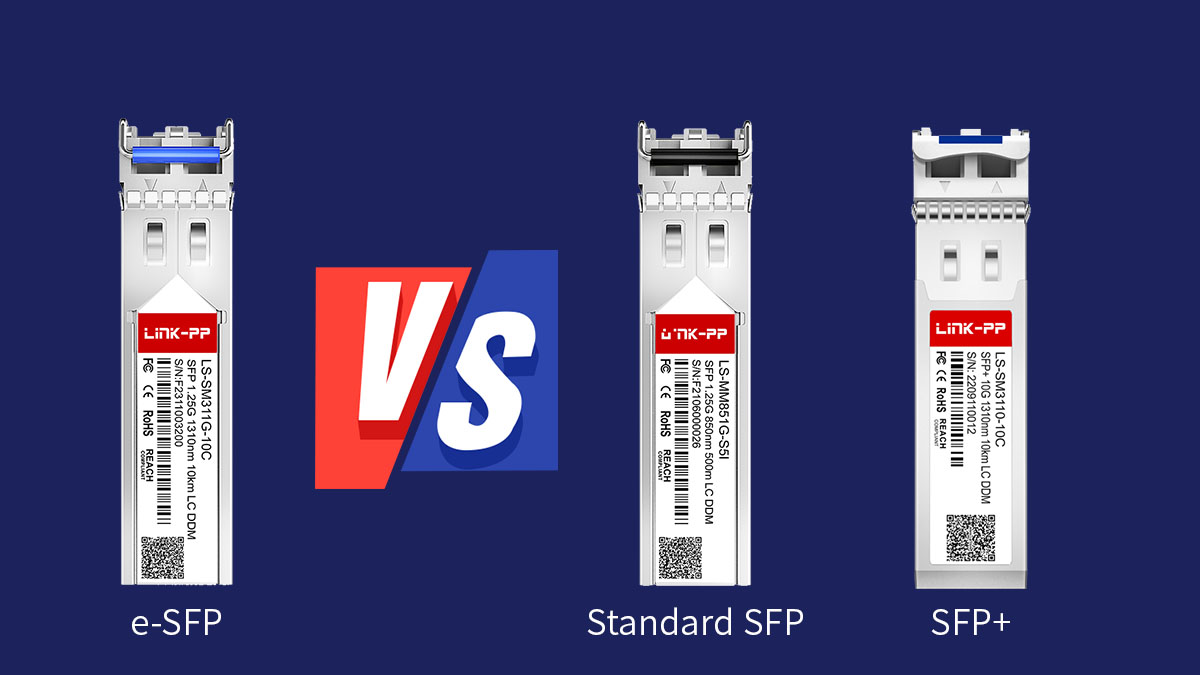 e-SFP vs Standard SFP and Other Optical Modules