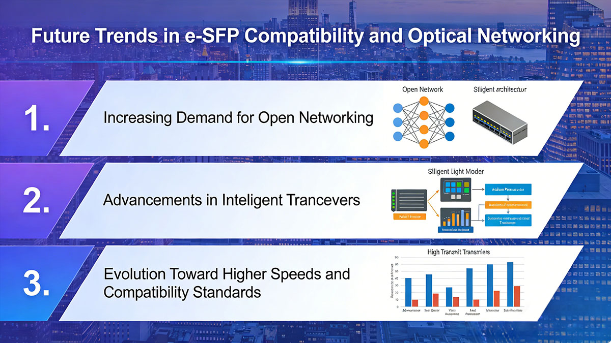 Future Trends in e-SFP Compatibility and Optical Networking