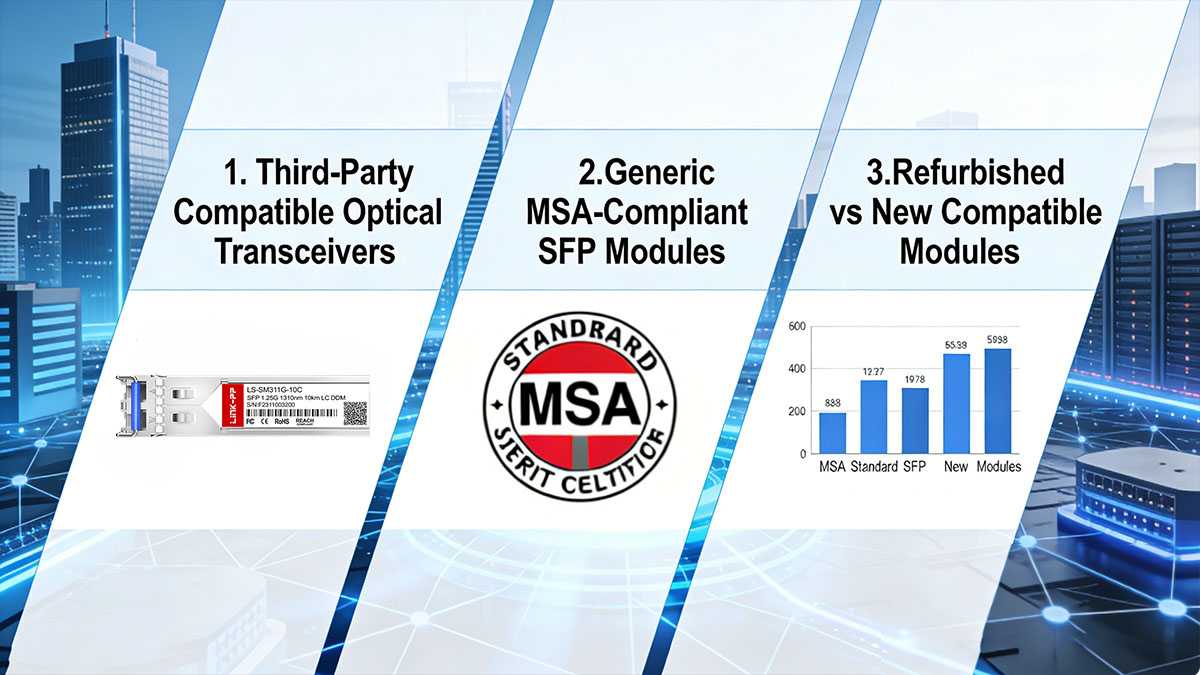Le migliori alternative a GE LX SM1310 A SFP compatibili con H3C