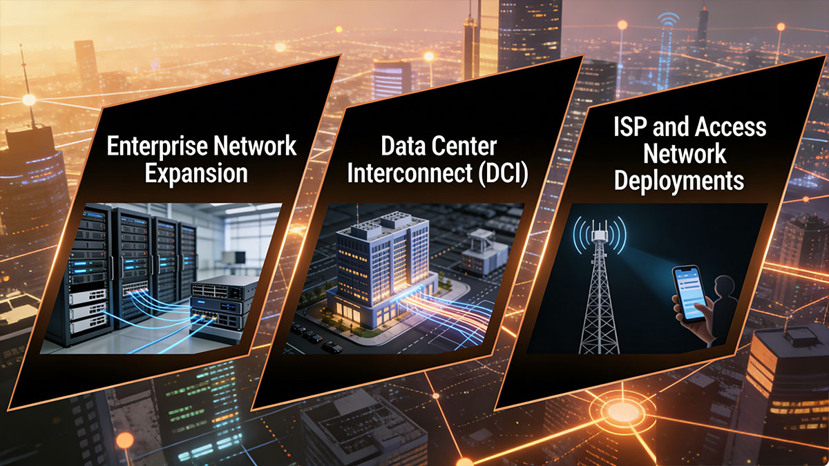 Casi d'uso per SFP GE LX SM1310 A Alternative