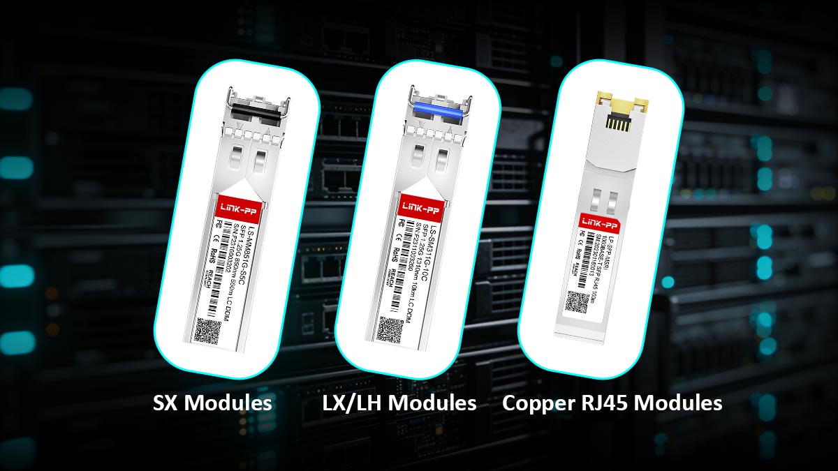 エンタープライズネットワーク向けCisco 1G SFPモジュールの一般的な種類