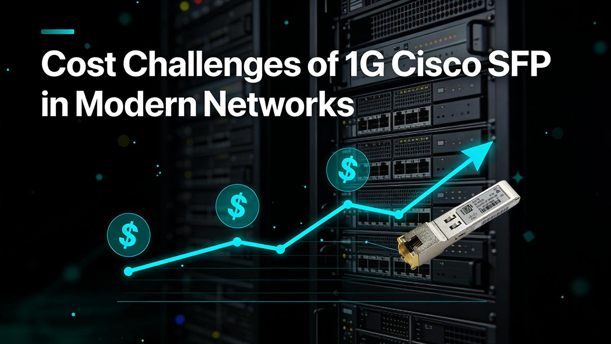 最新ネットワークにおける1G Cisco SFPのコスト面での課題