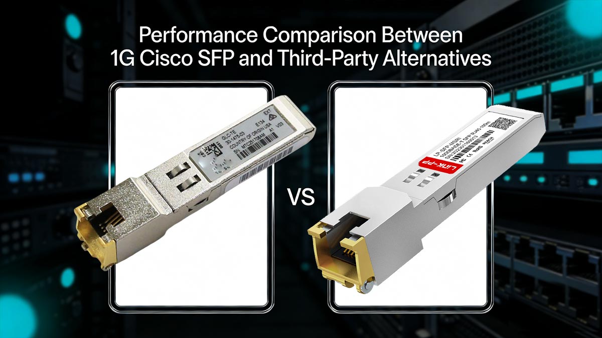 Cisco製1G SFPとサードパーティ製代替品の性能比較