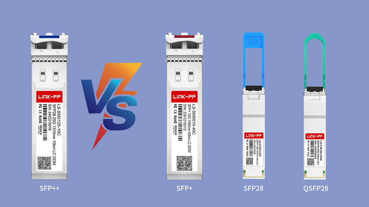 SFP++ vs Faktor Bentuk Transceiver Lainnya