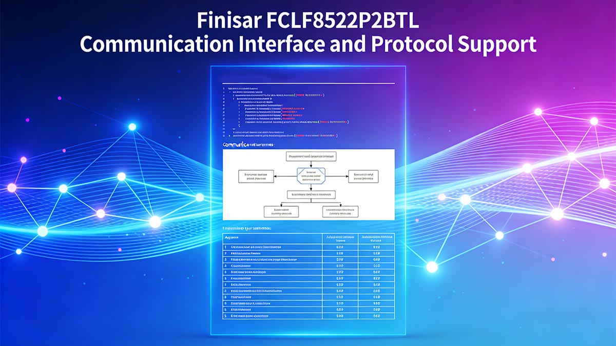 Finisar FCLF8522P2BTL Communication Interface and Protocol Support