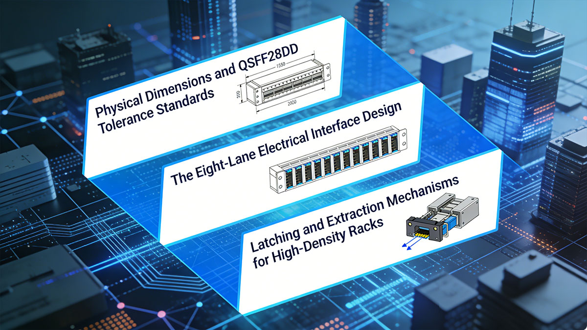 Anatomizing the QSFP28-DD Mechanical Form Factor and Geometry