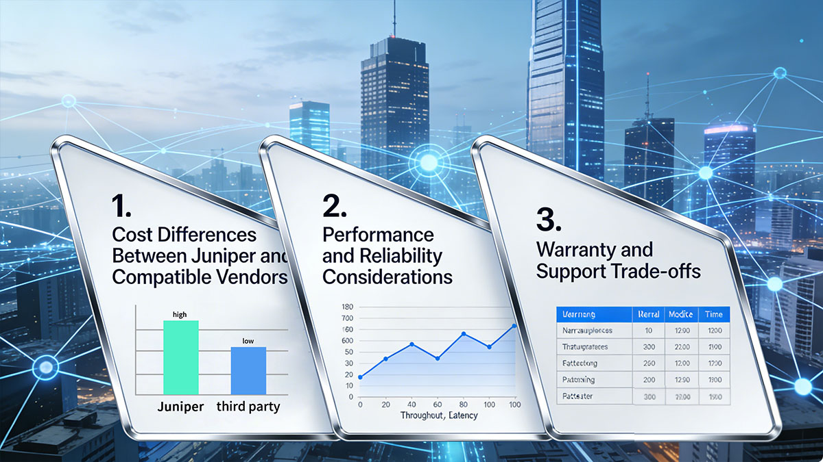 Juniper vs Third-Party SFP-10GE-T Module Pricing Comparison