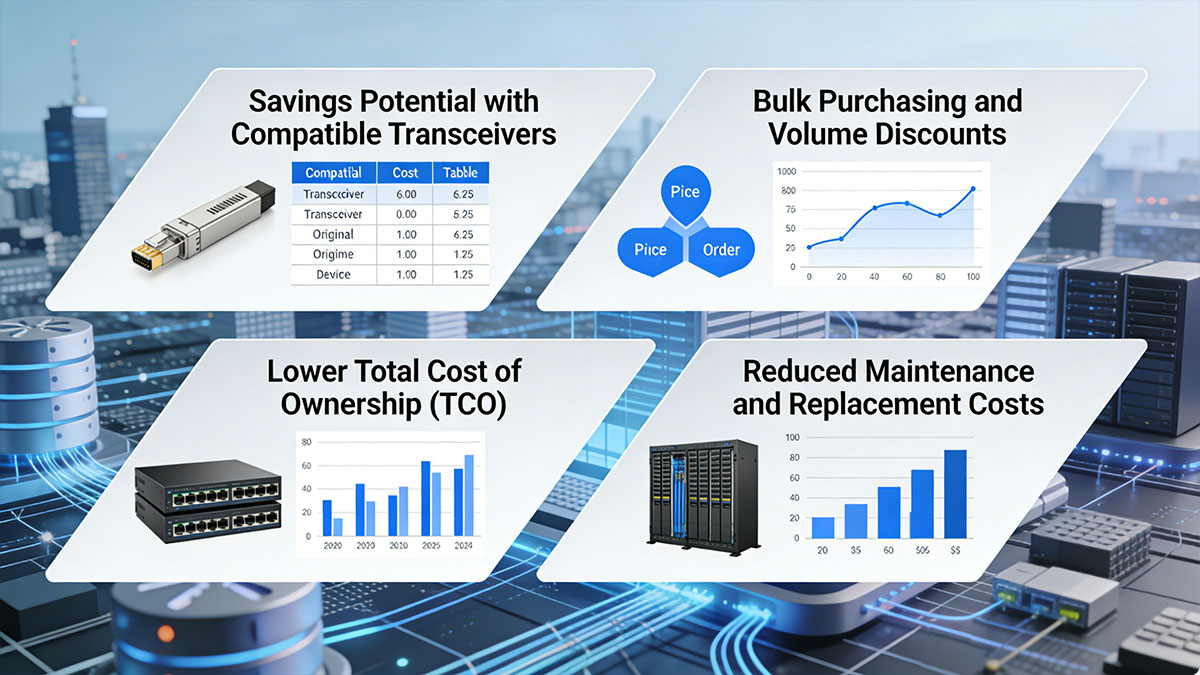 Cost Advantages of Using Juniper EX-SFP-10GE-T Alternatives