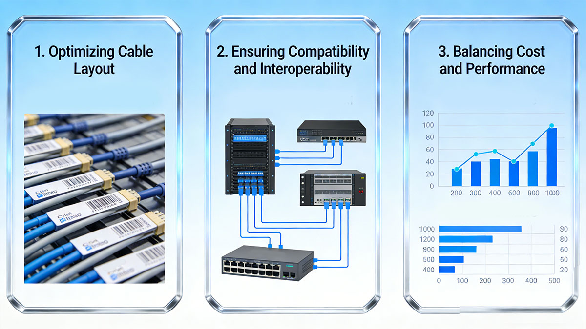 Praktik Terbaik untuk Desain Jaringan dengan Cisco SFP-H10GB-CU1M