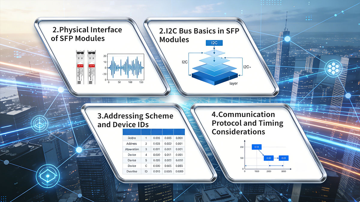 SFP Form Factor Hardware Interface and I2C Communication