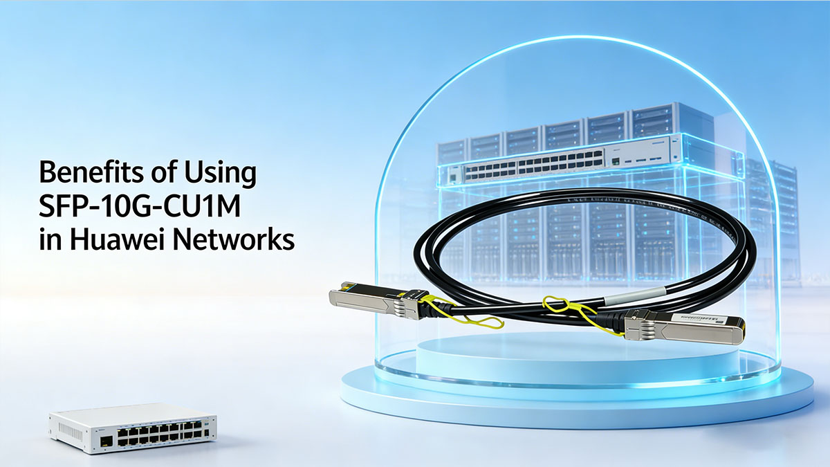 Benefits of Using SFP-10G-CU1M in Huawei Networks