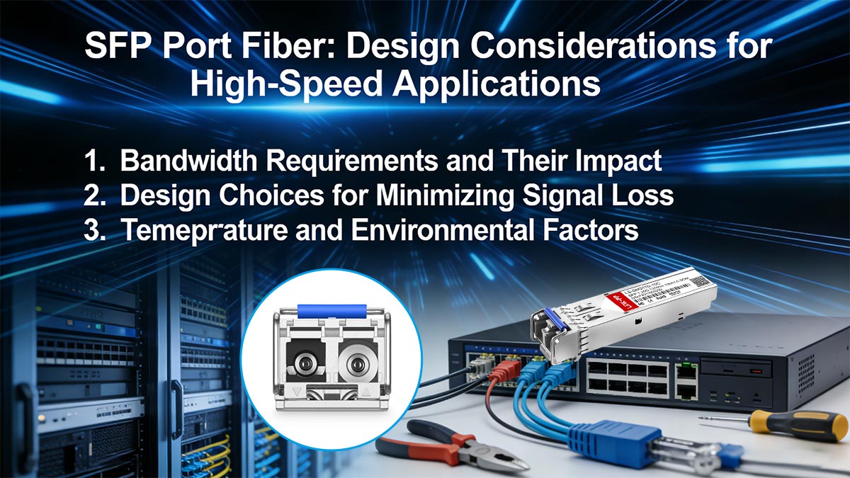 Pertimbangan Desain Port Fiber SFP untuk Aplikasi Kecepatan Tinggi