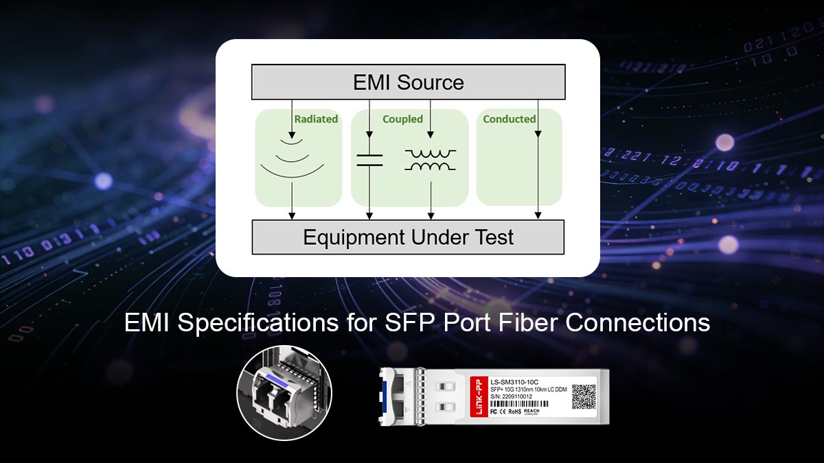 Spesifikasi EMI untuk Koneksi Serat Optik Port SFP