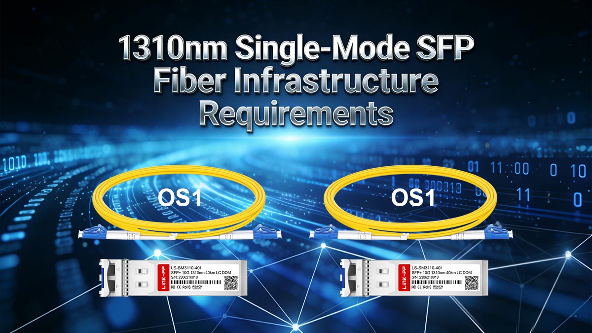 1310nm Single-Mode SFP Fiber Infrastructure Requirements